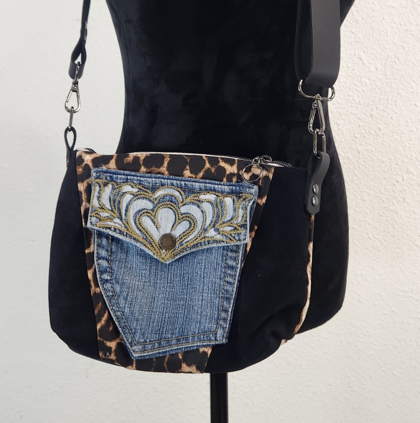 Denim Cowgirl Handbag 1